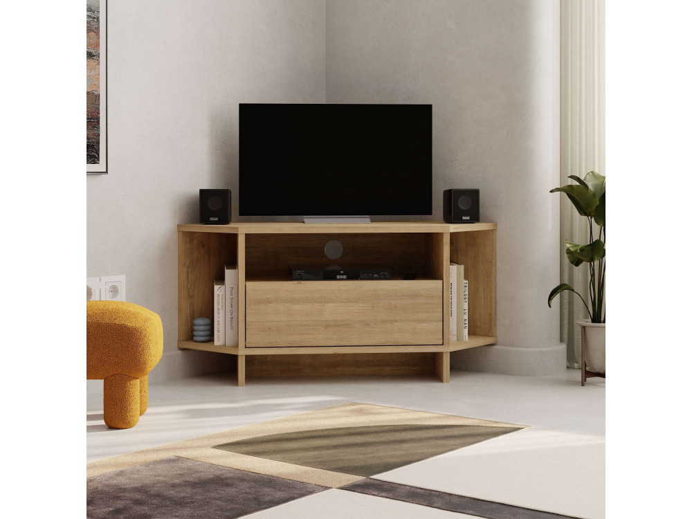 Houten TV-meubel "Viva" - 95 x 35 x 45 cm - Beige