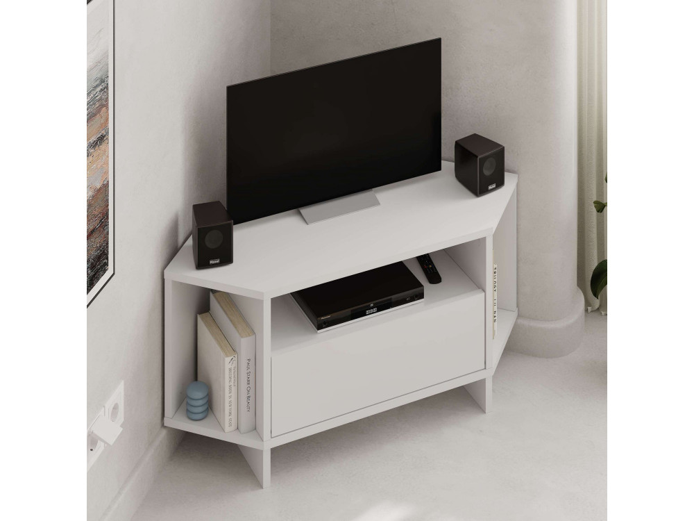 Houten TV-meubel "Viva" - 95 x 35 x 45 cm - Wit