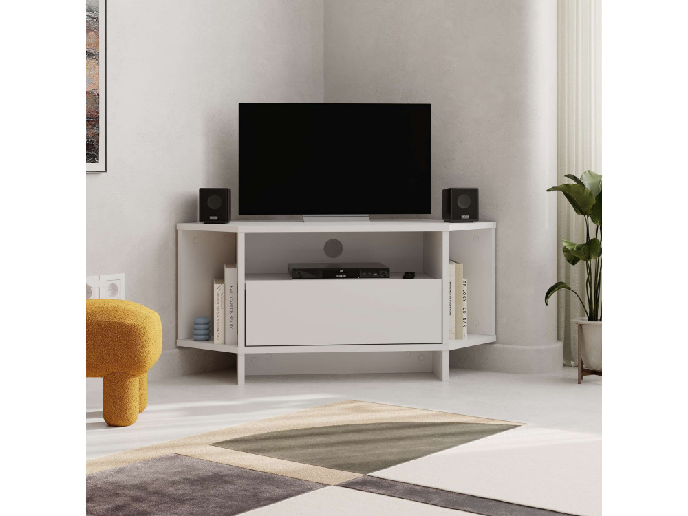 Houten TV-meubel "Viva" - 95 x 35 x 45 cm - Wit
