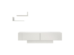 Houten TV-meubel "Matera" - 150 x 31 x 41 cm - Wit