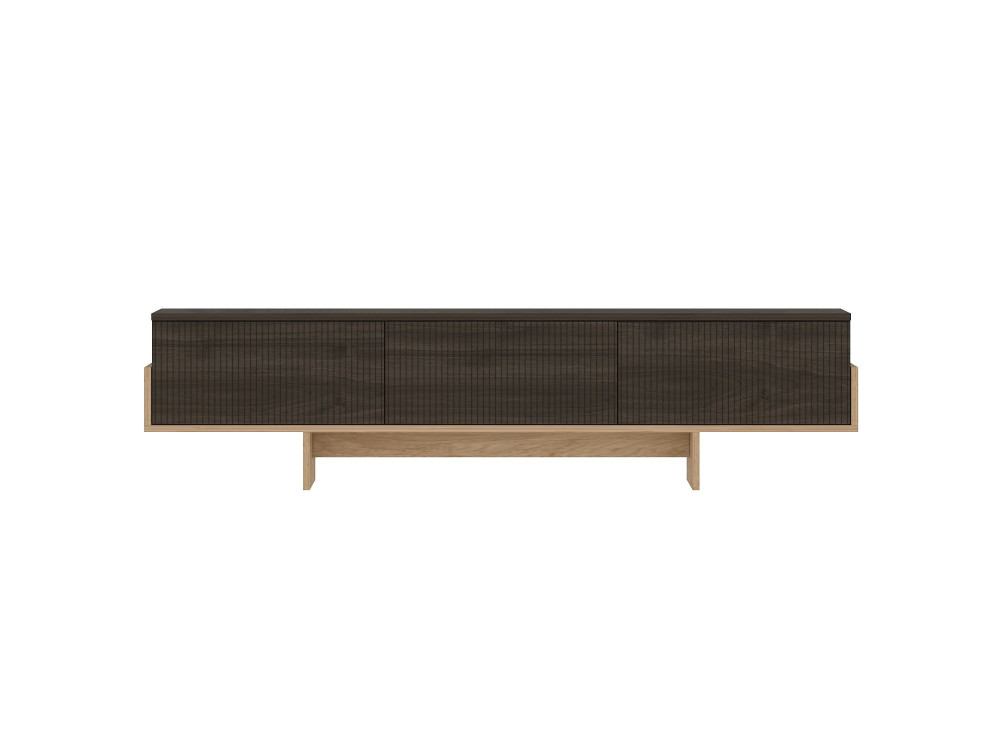 Houten TV-meubel "Hege" - 180 x 30 x 44 cm - Bruin