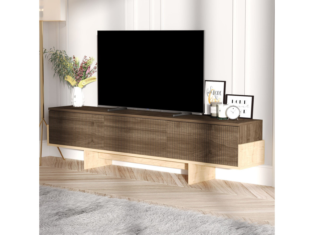 Houten TV-meubel "Hege" - 180 x 30 x 44 cm - Bruin