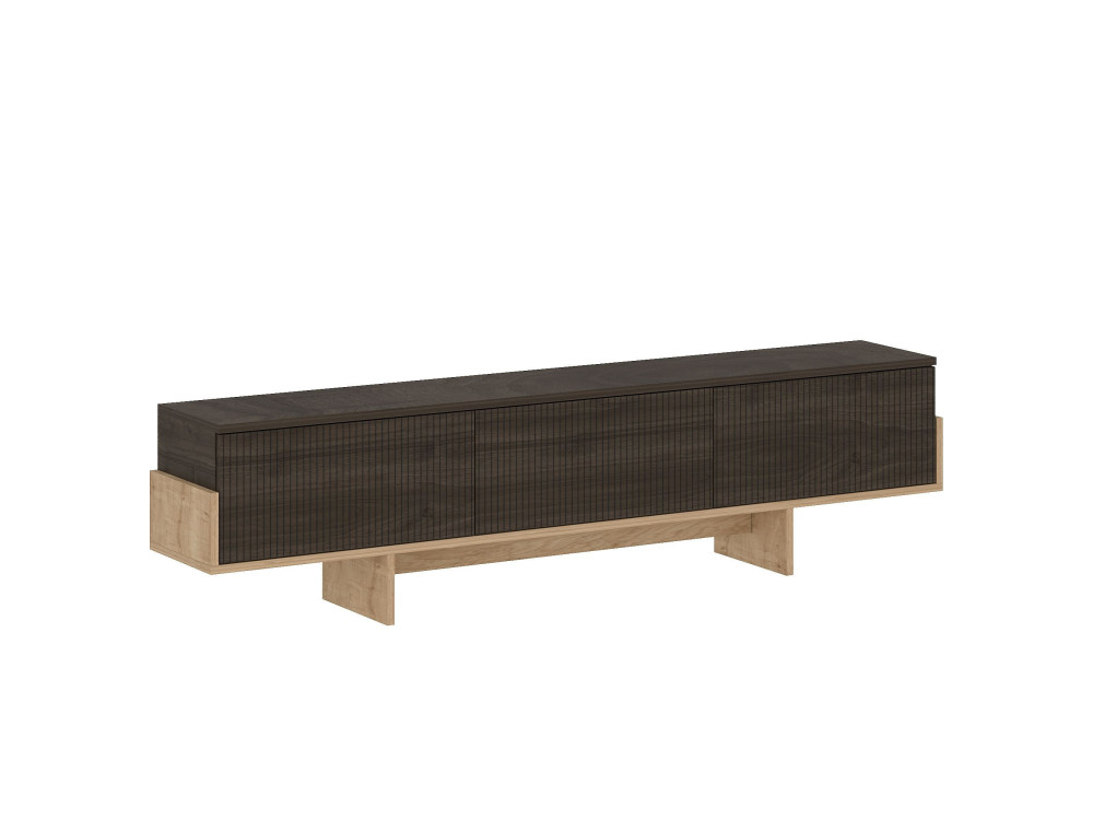 Houten TV-meubel "Hege" - 180 x 30 x 44 cm - Bruin