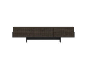 Houten TV-meubel "Hege" - 180 x 30 x 44 cm - Zwart