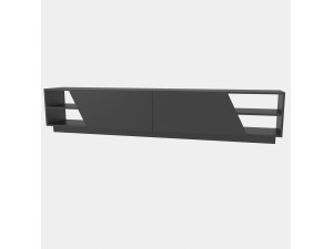 Rhodes" houten TV-meubel - 240 x 37 x 47 cm - Wit
