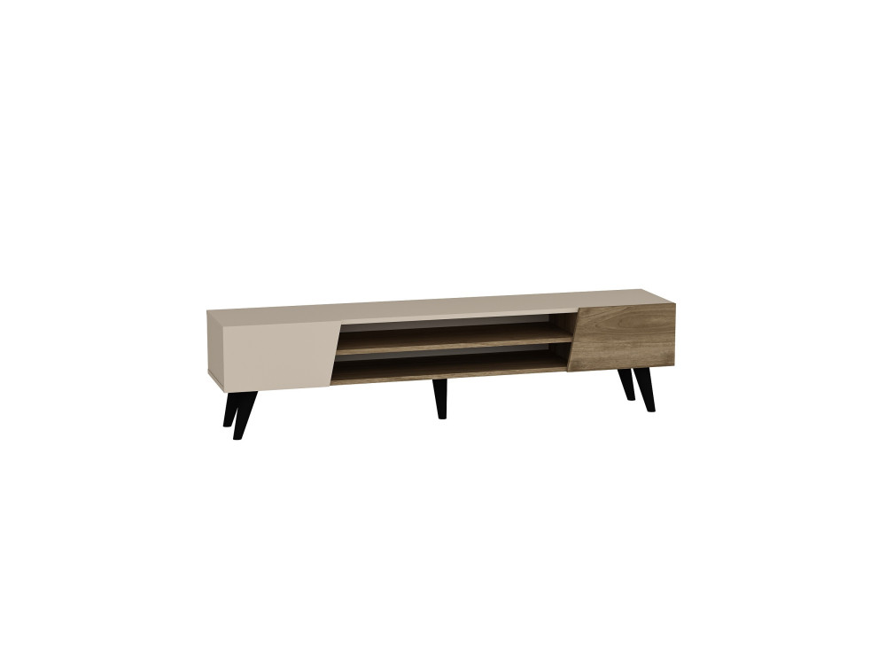 Clark" houten TV-meubel - 180 x 37 x 45 cm - Bruin