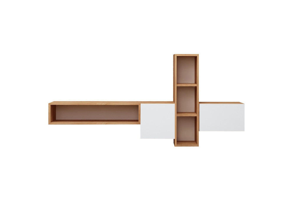 Houten TV-meubel "Kumkuat" - 160 x 35 x 70 cm - Bruin