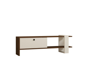 Houten TV-meubel "Gaye" - 120 x 25 x 36 cm - Wit