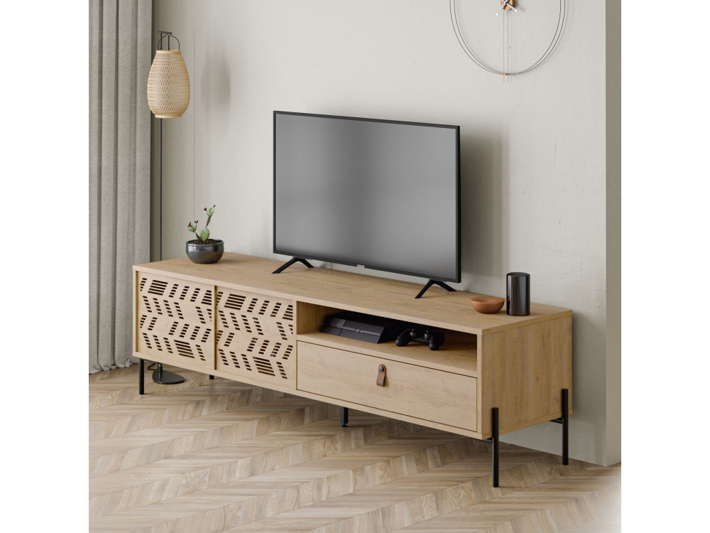 Houten TV-meubel "Dionysos" - 170 x 45 x 48 cm - Beige