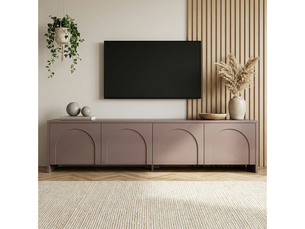 Houten TV-meubel "Aurelia" - 180 x 32 x 45 cm - Atlas