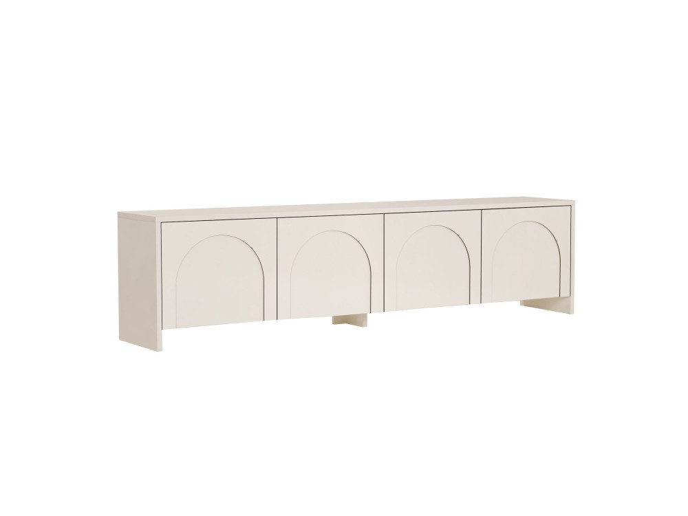 Houten TV-meubel "Aurelia" - 180 x 32 x 45 cm - Crème