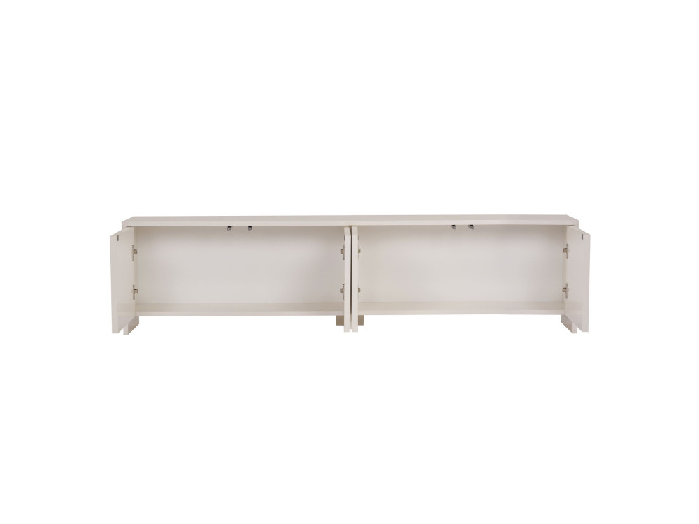 Houten TV-meubel "Aurelia" - 180 x 32 x 45 cm - Crème