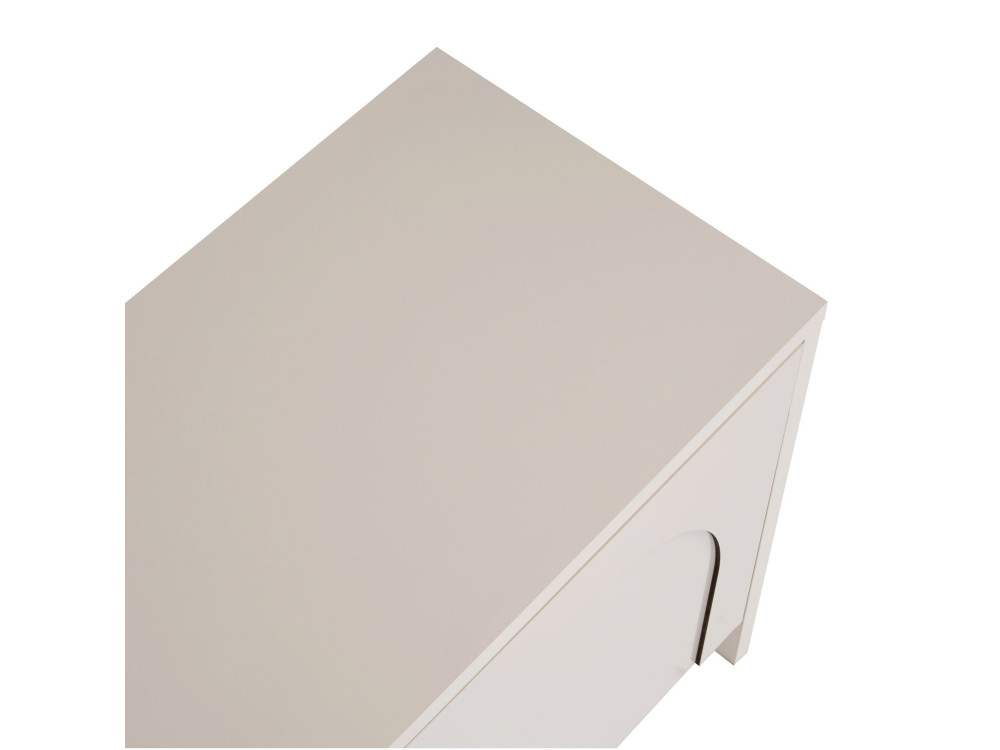 Houten TV-meubel "Aurelia" - 180 x 32 x 45 cm - Crème