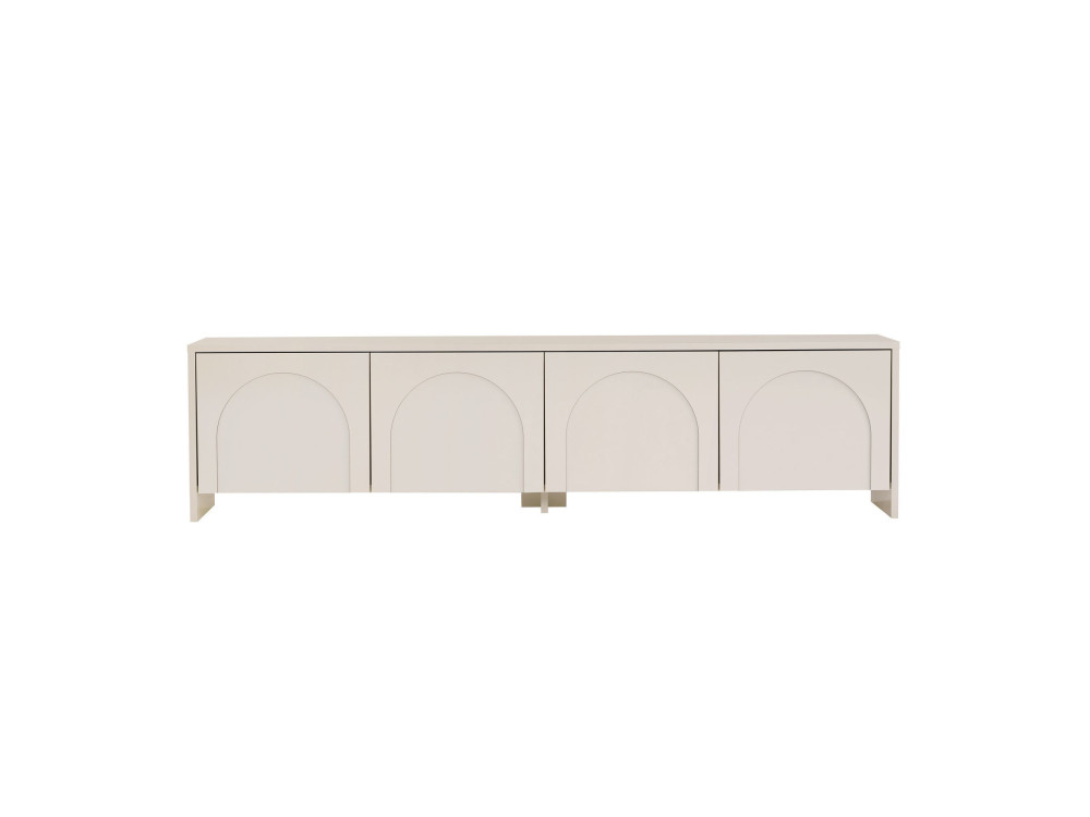 Houten TV-meubel "Aurelia" - 180 x 32 x 45 cm - Crème
