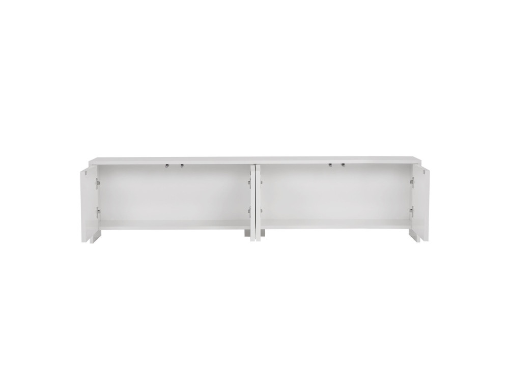 Houten TV-meubel "Aurelia" - 180 x 32 x 45 cm - Wit
