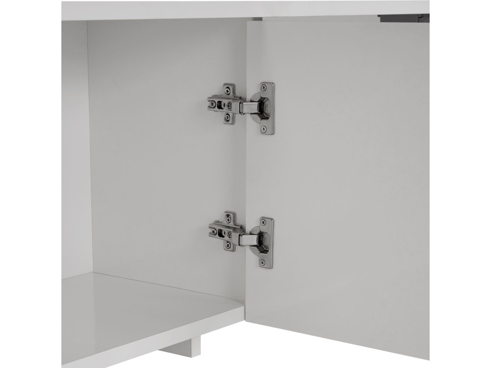 Houten TV-meubel "Aurelia" - 180 x 32 x 45 cm - Wit