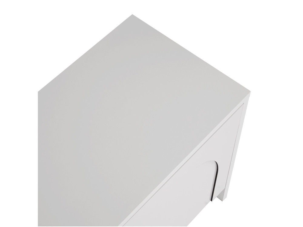 Houten TV-meubel "Aurelia" - 180 x 32 x 45 cm - Wit