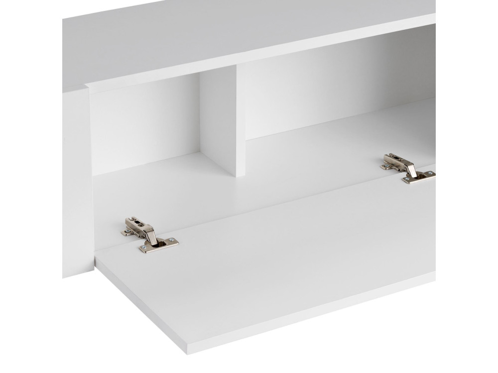 Houten Nexus" TV-standaard - 180 x 30 x 45 cm - Zwart / Zwart hout