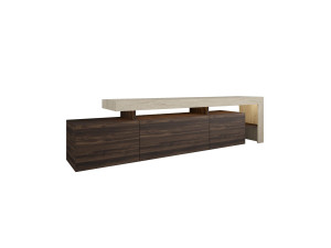 Houten TV-meubel "Beliz" - 192 x 37 x 53 cm - Bruin