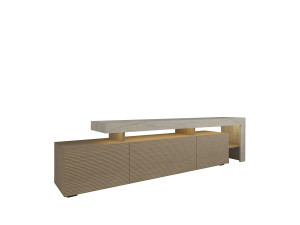 Houten TV-meubel "Beliz" - 192 x 37 x 53 cm - Beige