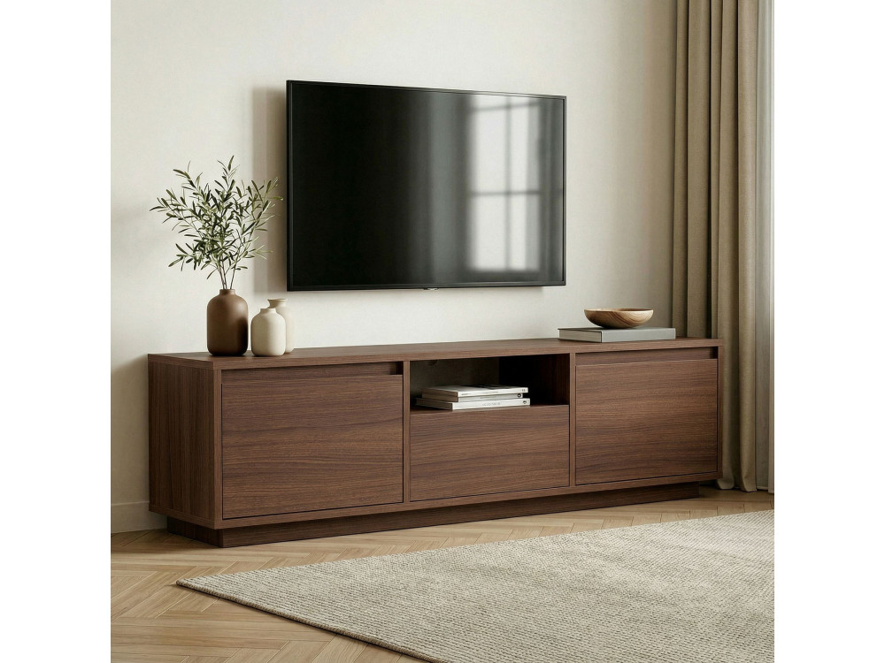 Houten TV-meubel "Sentinel" - 160 x 30 x 42 cm - Bruin