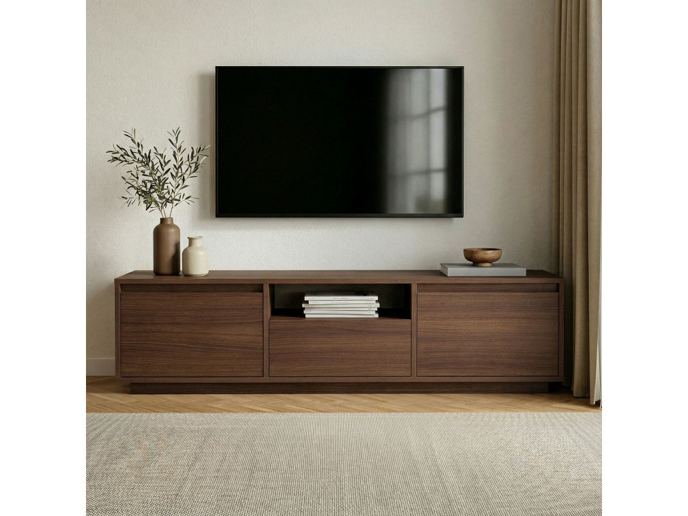Houten TV-meubel "Sentinel" - 160 x 30 x 42 cm - Bruin