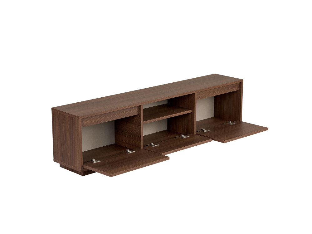 Houten TV-meubel "Sentinel" - 160 x 30 x 42 cm - Bruin