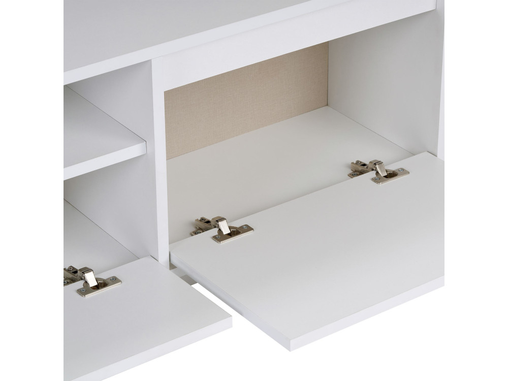 Houten TV-meubel "Sentinel" - 160 x 30 x 42 cm - Wit
