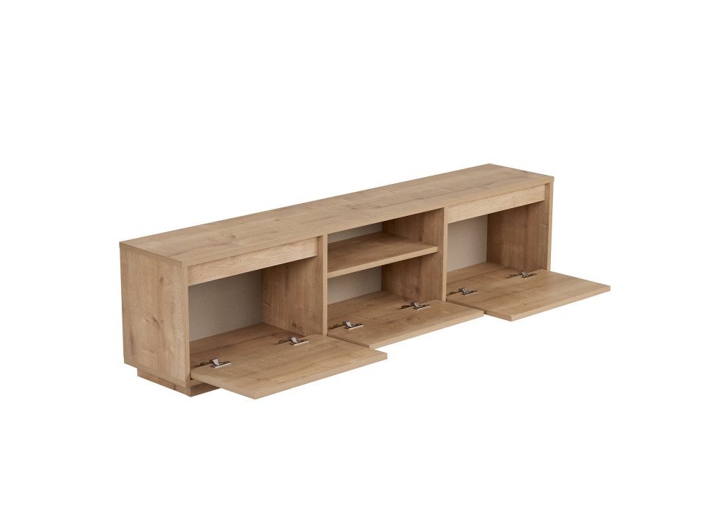 Houten TV-meubel "Sentinel" - 160 x 30 x 42 cm - Beige