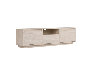 Houten TV-meubel "Sentinel" - 160 x 30 x 42 cm - Travertin