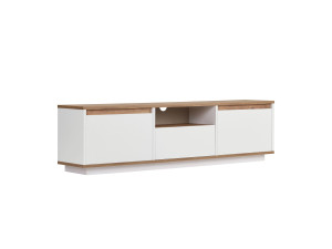Houten TV-meubel "Sentinel" - 160 x 30 x 42 cm - Wit