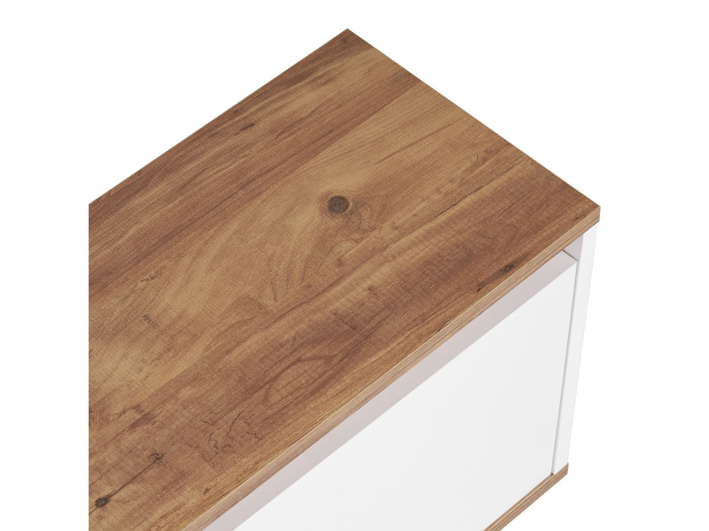 Houten TV-meubel "Sentinel" - 160 x 30 x 42 cm - Wit