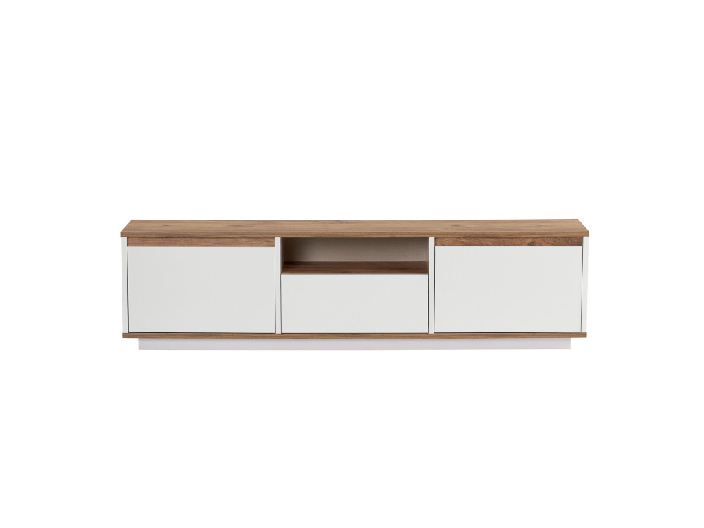 Houten TV-meubel "Sentinel" - 160 x 30 x 42 cm - Wit