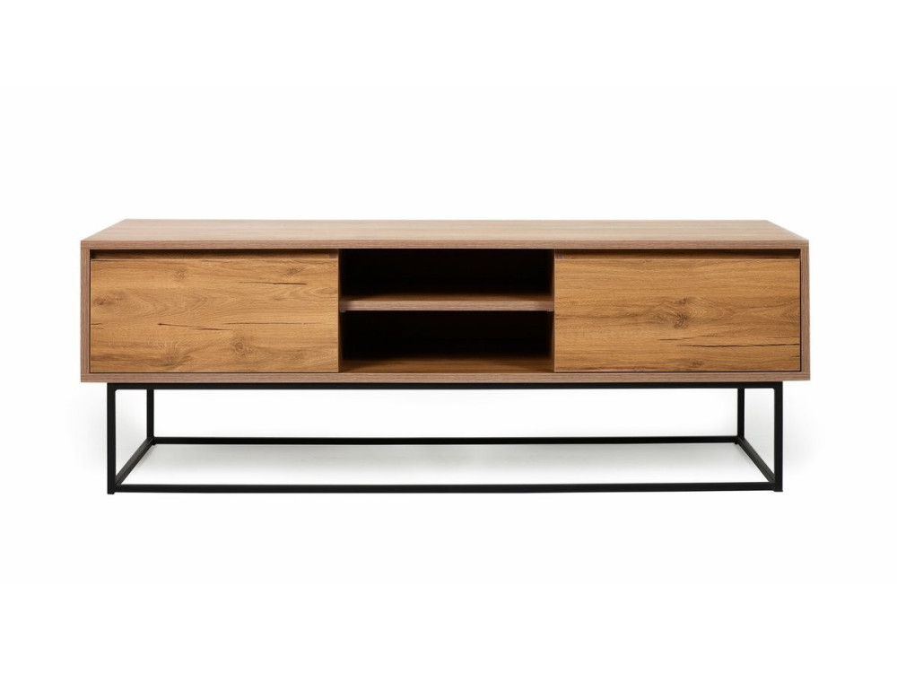 Houten TV-meubel "Laxus" - 140 x 40 x 50 cm - Bruin