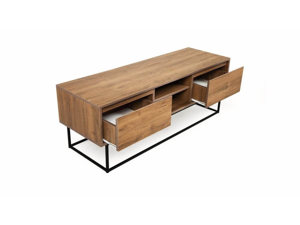 Houten TV-meubel "Laxus" - 140 x 40 x 50 cm - Bruin
