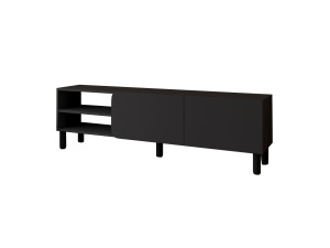 Houten TV-meubel "River" - 150 x 31,4 x 48,2 cm - Antraciet