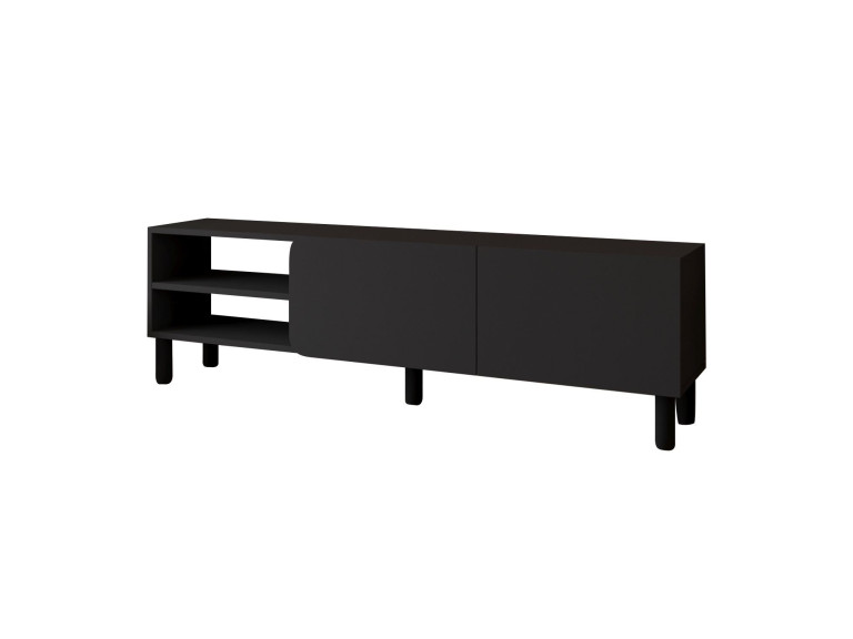 Houten TV-meubel "River" - 150 x 31,4 x 48,2 cm - Antraciet