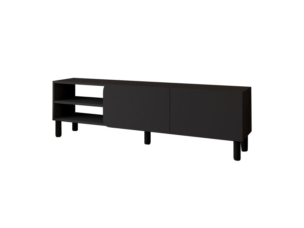 Houten TV-meubel "River" - 150 x 31,4 x 48,2 cm - Antraciet