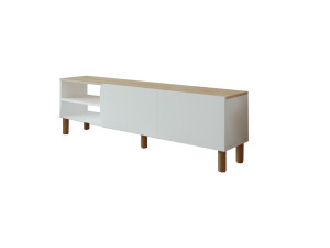 Houten TV-meubel "River" - 150 x 31 x 48 cm - Wit