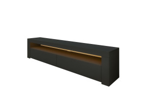 Houten TV-meubel "Bati" - 150 x 36 x 46 cm - Antraciet grijs