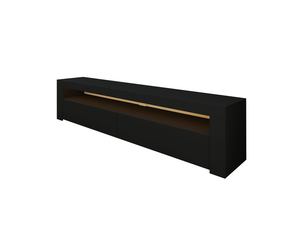 Houten TV-meubel "Bati" - 150 x 36 x 46 cm - Zwart