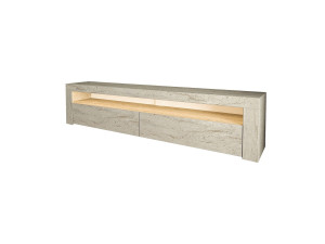 Houten TV-meubel "Bati" - 150 x 36 x 46 cm - Travertin