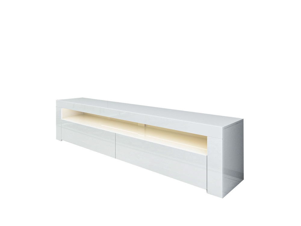 Houten TV-meubel "Bati" - 150 x 36 x 46 cm - Wit