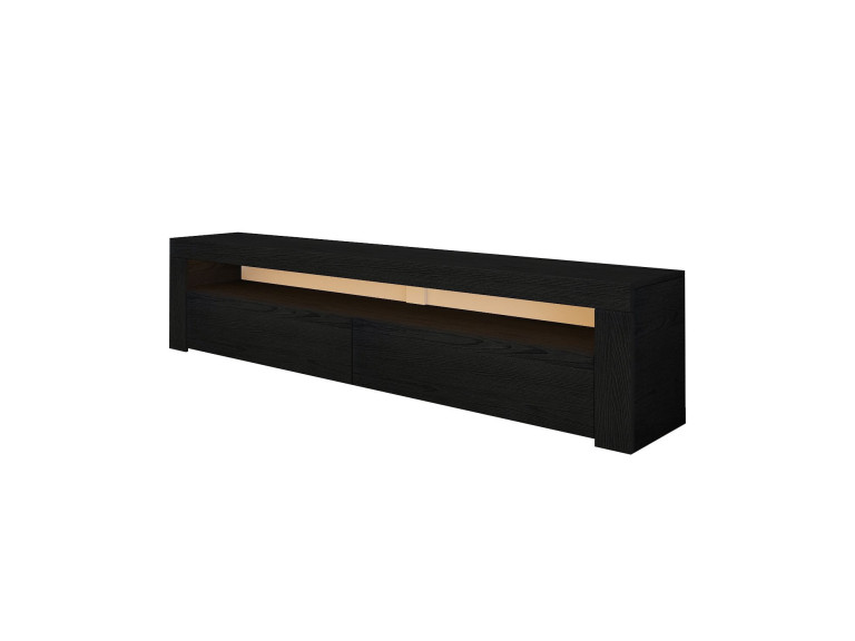 Houten TV-meubel "Bati" - 150 x 36 x 46 cm - Zwart