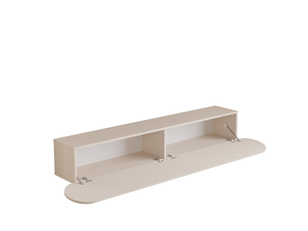 Houten TV-meubel "LUM1" - 180 x 31 x 29 cm - Crème