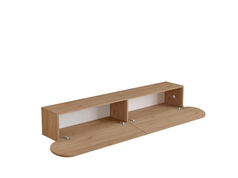 Houten TV-standaard LUM1 - 180 x 31 x 29 cm - Beige