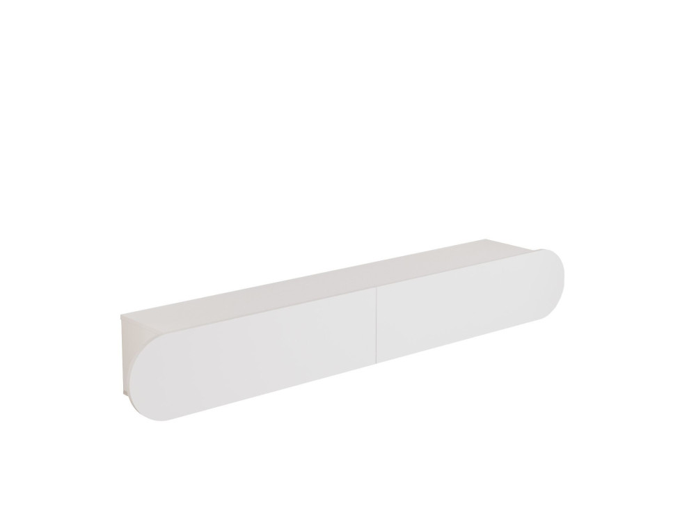 Houten TV-standaard LUM1 - 180 x 31 x 29 cm - Wit
