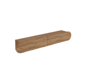 LUM1" houten TV-standaard - 180 x 31 x 29 cm - Bruin