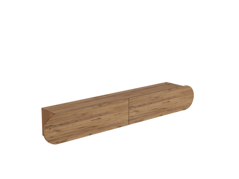 LUM1" houten TV-standaard - 180 x 31 x 29 cm - Bruin