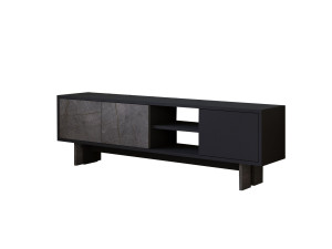 Houten TV-meubel "Ravello" - 150 x 30 x 45 cm - Antracietgrijs
